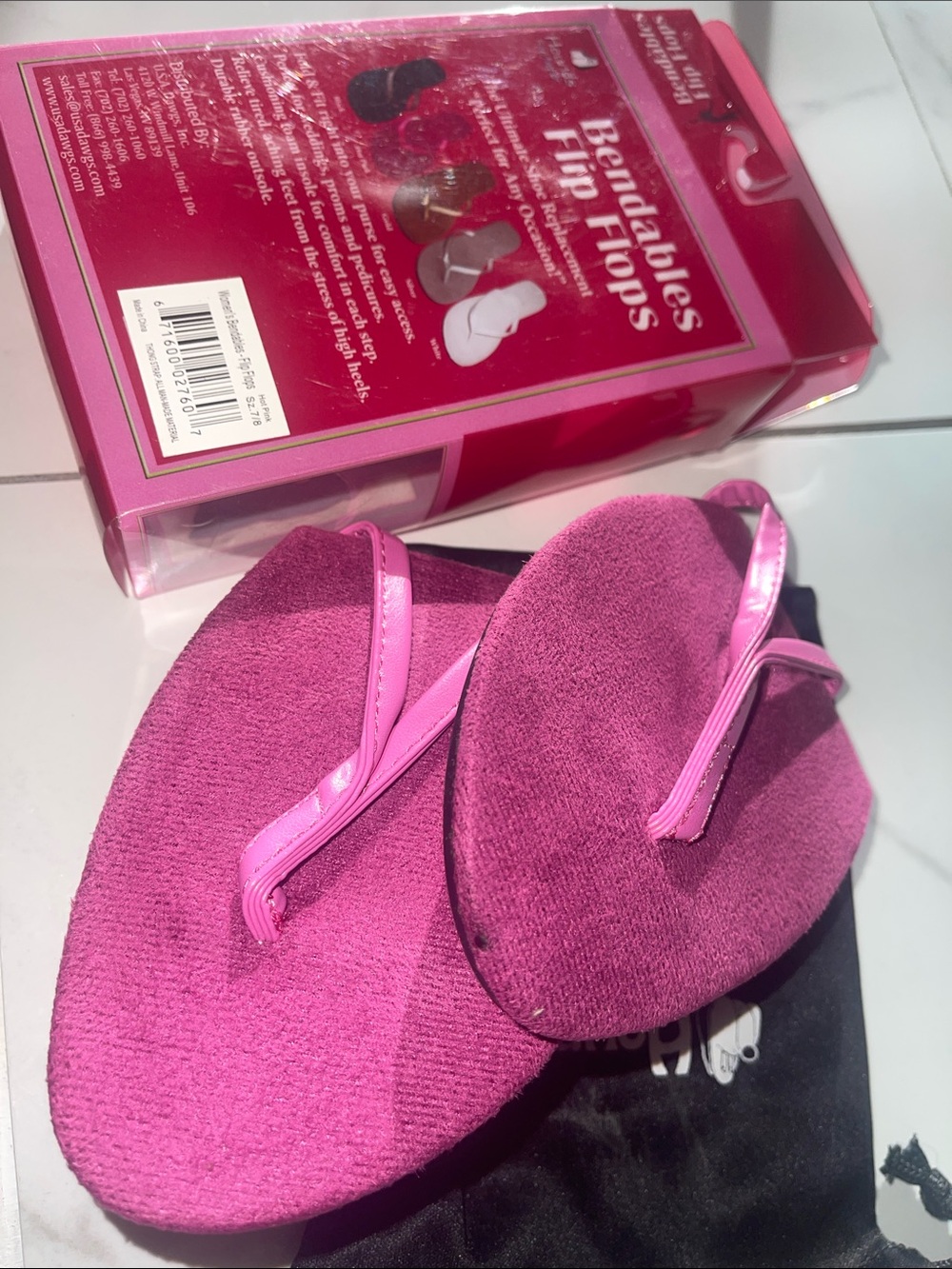 *Vacation Saver* foldable Sandles Women’s Pink NWT